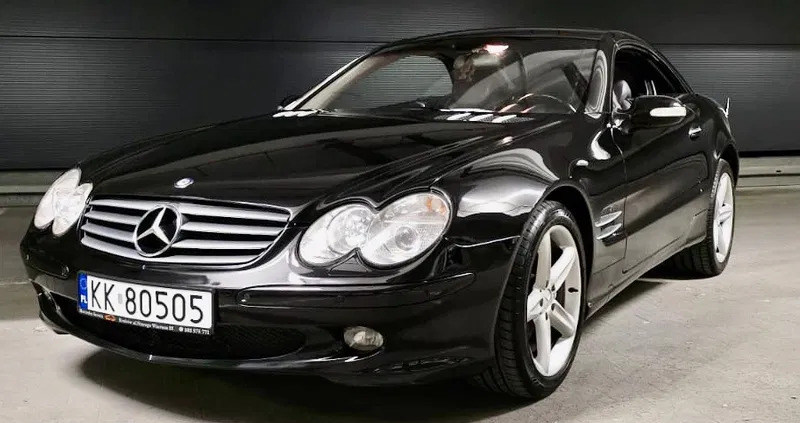 mercedes benz Mercedes-Benz SL cena 77900 przebieg: 124000, rok produkcji 2002 z Kraków